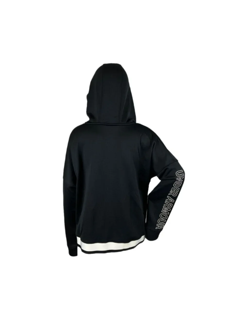 Girl's Under Armour black full zip hoodie size youth large